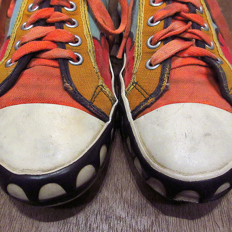 ビンテージ70's○Peter Max by Randyキャンバススニーカーsize 9○23