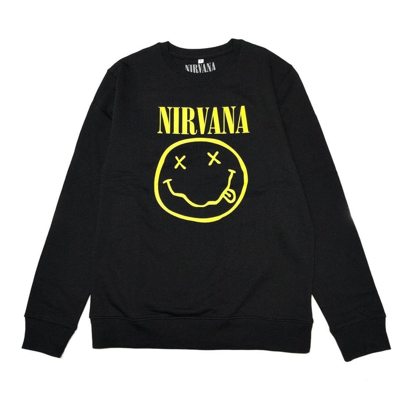 NIRVANA ニルヴァーナ スウェット バンドスウェット ブラック Yellow