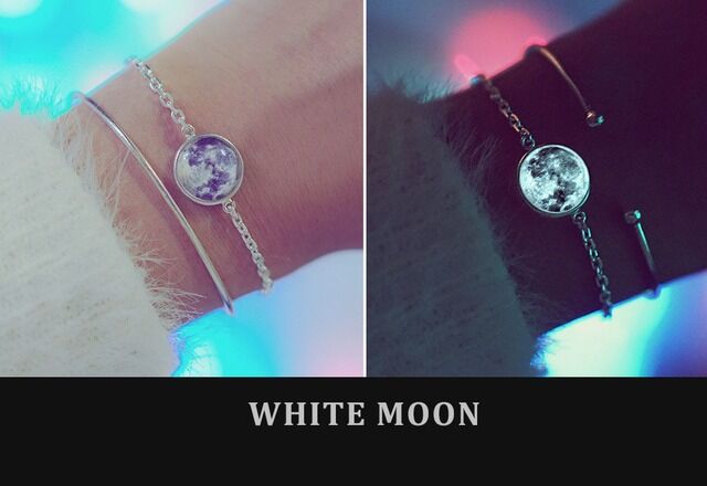 ホワイトムーンブレスレット wingbling 正規品 ASTRO チャウヌ 着用