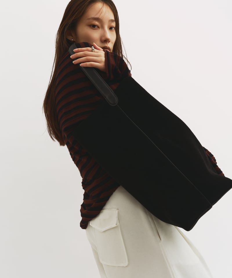 ONE HANDLE SUEDE BAG / 5color | JISTORY
