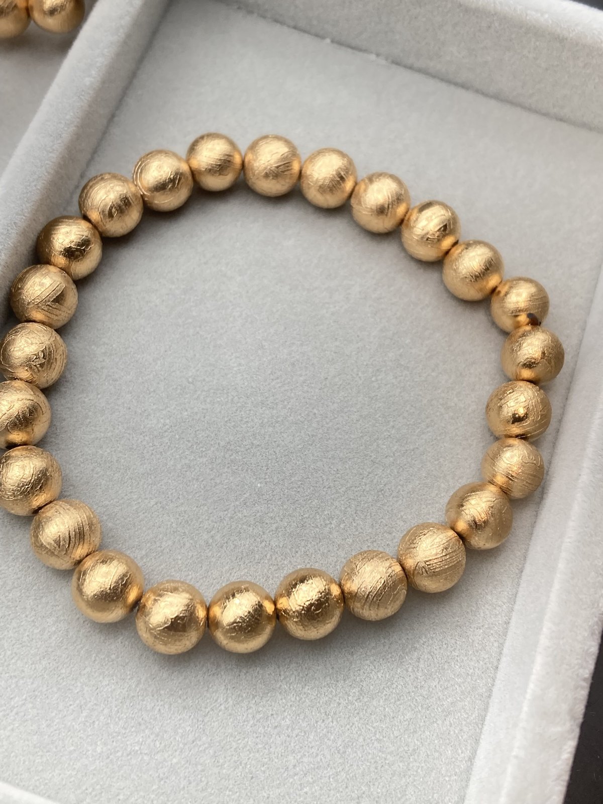 アルタイ隕石ブレスレットローズゴールド8mm | 秘密の石屋