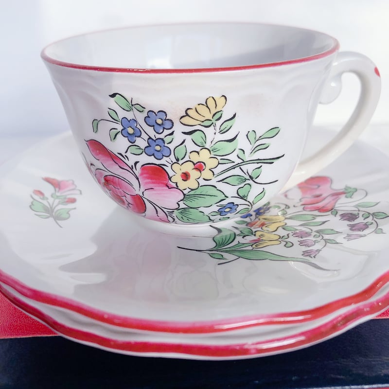 リュネヴィル Réverbère カップアンドソーサー＆ソーサー3点セット