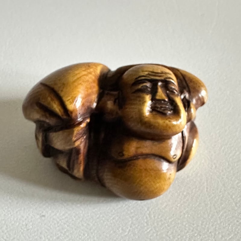 根付 江戸後期 銘正之 | 古物屋次元 オンラインショップ