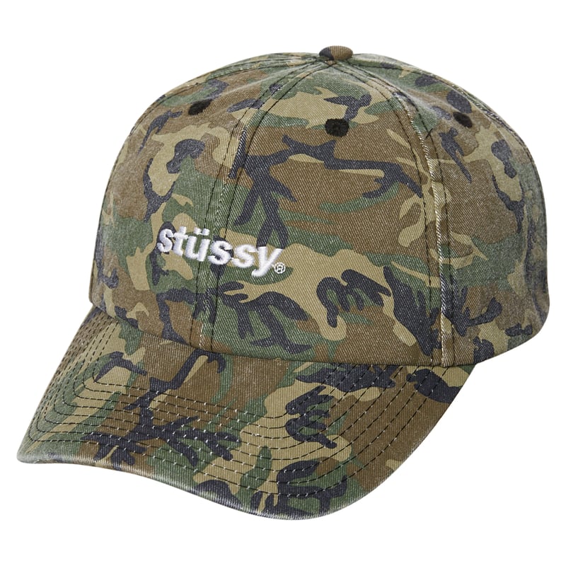 STUSSY Cano Lo Pro Strapback Cap ステューシー 帽子 迷彩 |