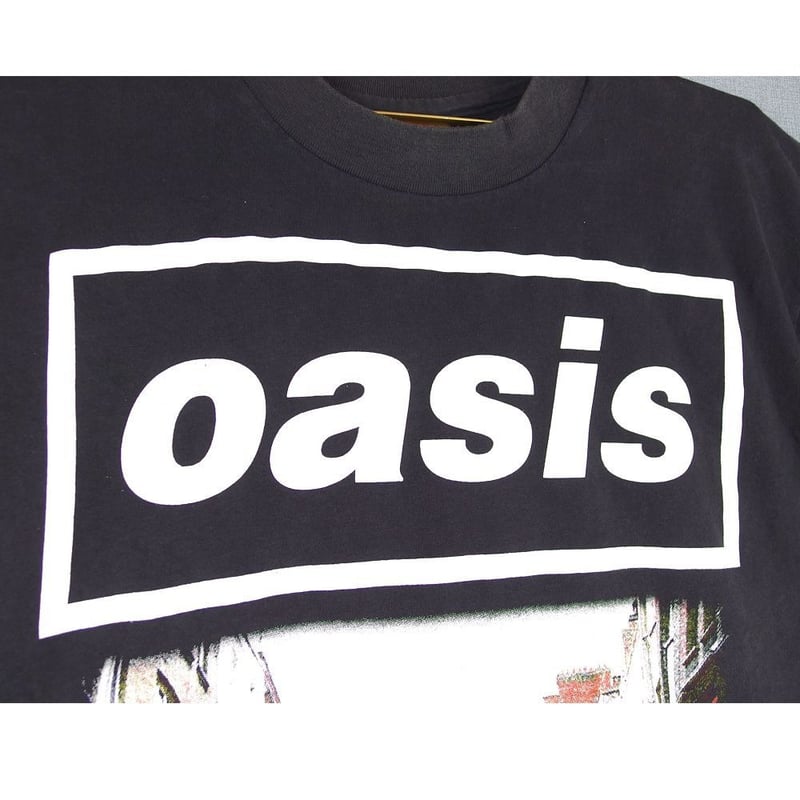 oasis オアシス Tシャツ ブラック Lサイズ ロックバンド ロックT