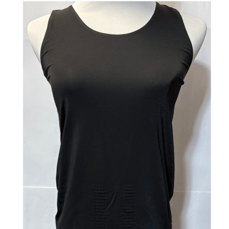 シリカブラック（遠赤外線放射）練り込み加工＞ ラク軽タンクトップ