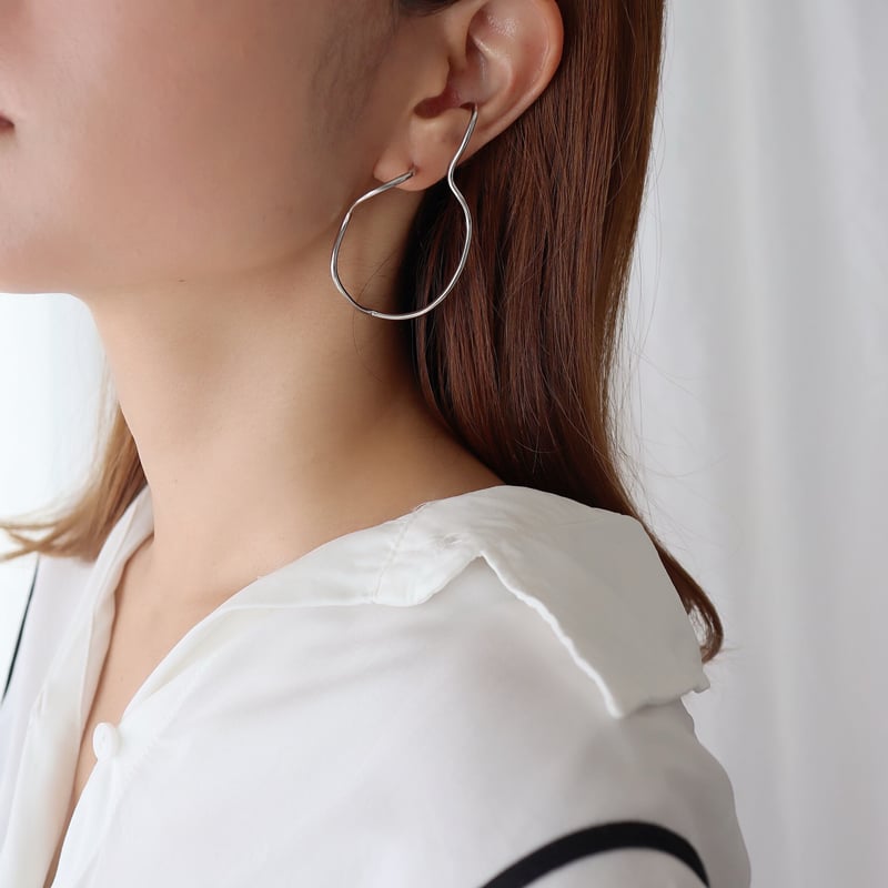 303P 2way片耳ピアス（左耳用） | seasukii