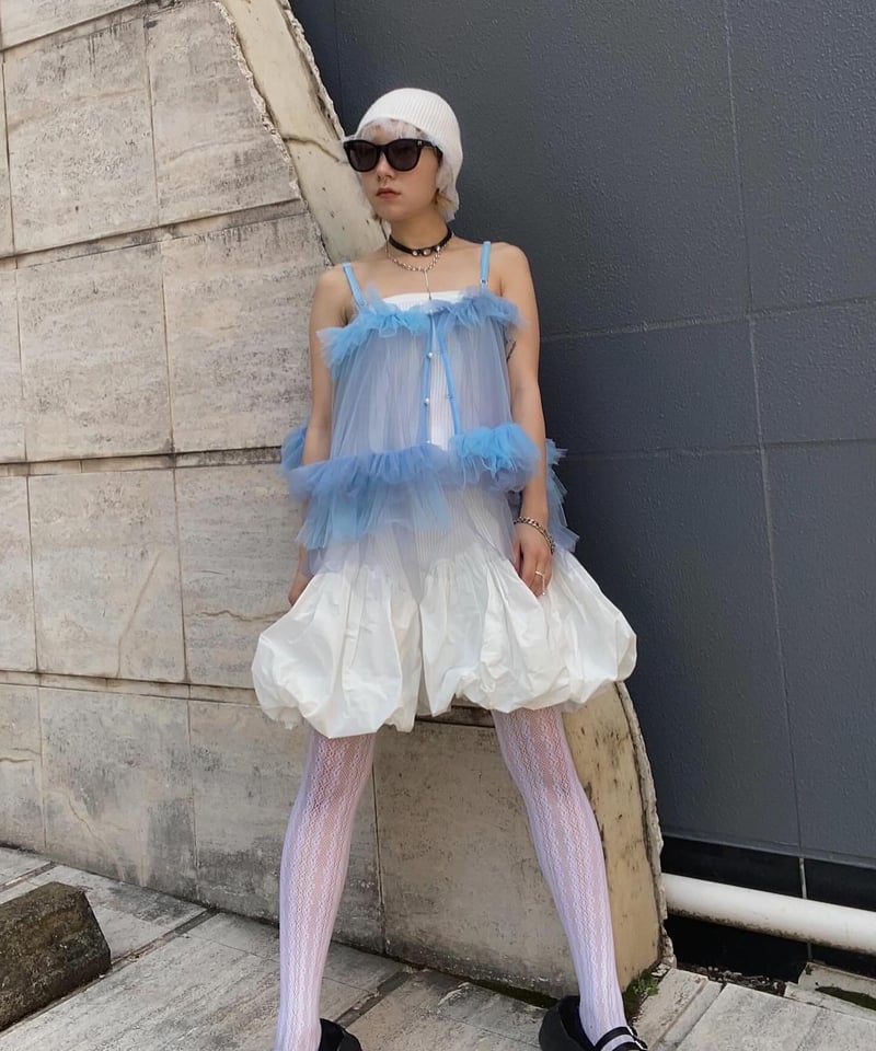 VIVIANO × JURK / Tulle Cami Top | JURK shop tokyo