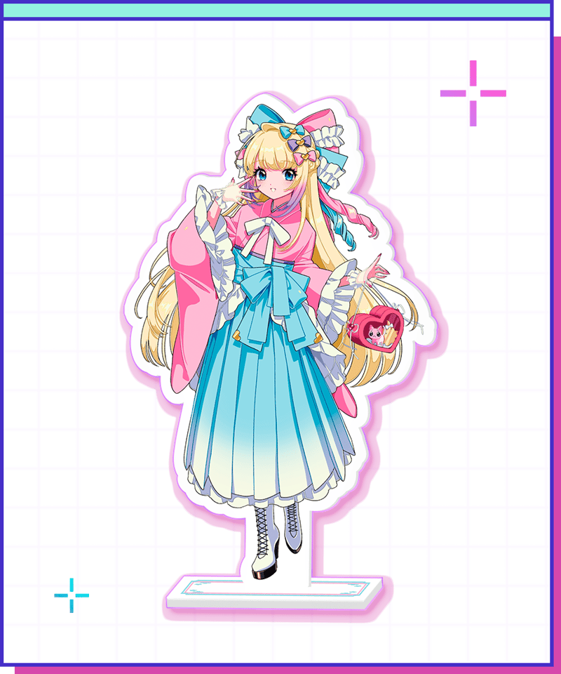 ニディガ東名阪POPUPSTORE】超てんちゃんレトロカラーアクリルスタンド