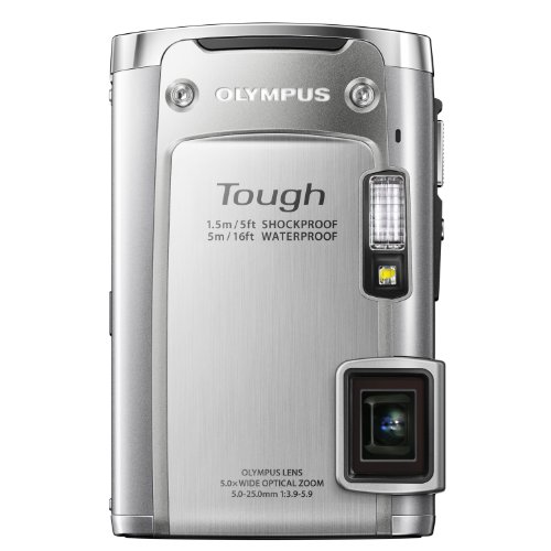 OLYMPUS TOUGH TG-615 SLV Waterproof 14MP 3D Eye-Fi card compatible
