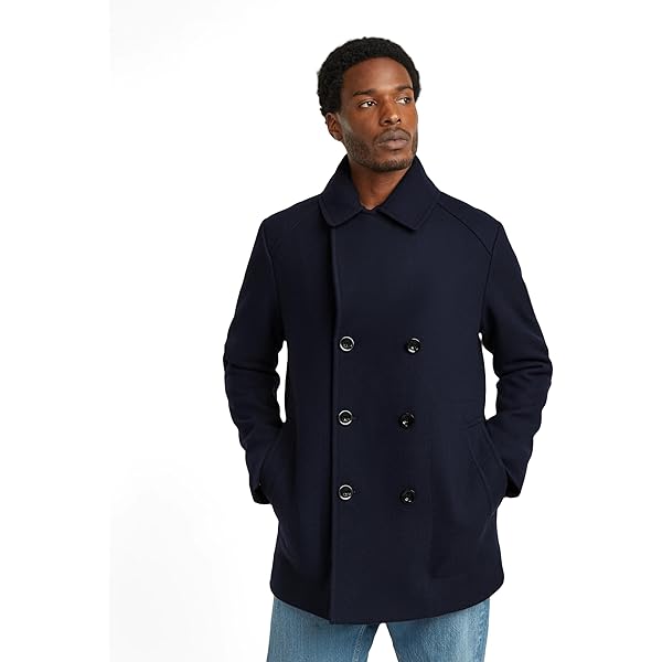 Amazon | [ナイジェル・ケーボン] 日本製 MILITARY PEA COAT メルトン