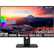 Amazon.co.jp: JAPANNEXT 27インチ モニター WQHD 2560x1440解像度 IPS