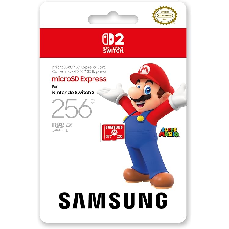 Amazon.co.jp: Samsung microSD Express Card 256GB Nintendo Switch 2