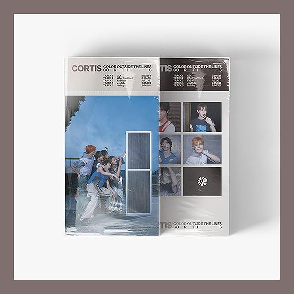 CORTIS COLOR OUTSIDE THE LINES 1st EP Album Full Set Scene1+Scene2