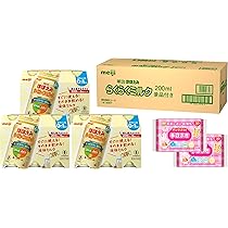 Amazon.co.jp: 明治ほほえみ らくらくミルク200ml×6缶×3 景品付 液体 0