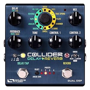 Fender Reflecting Pool Delay/Reverb - 高精度DSP搭載、きめ細やかな