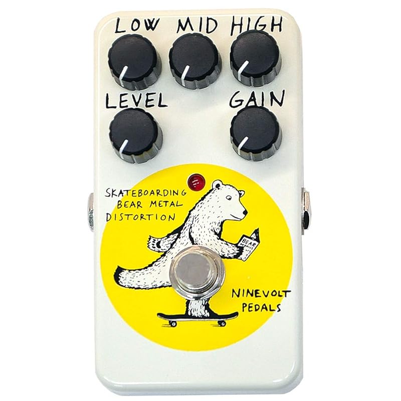 NINEVOLT PEDALS SKATEBOARDING BEAR METAL DISTORTION - 可愛らしい