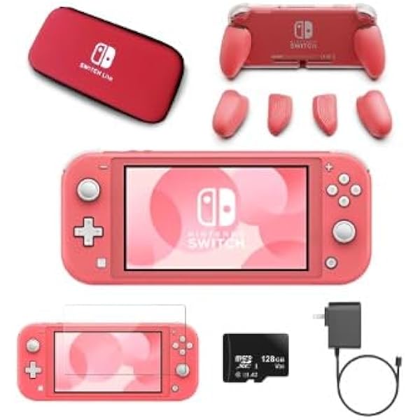 Amazon.com: Nintendo Switch Lite Premium Bundle (Blue) (Renewed