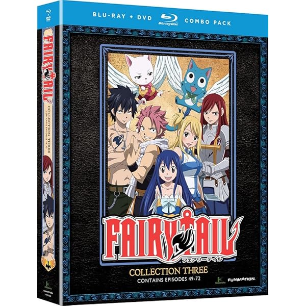 Amazon.com: Fairy Tail Collection Three (Episodes 49-72) [DVD