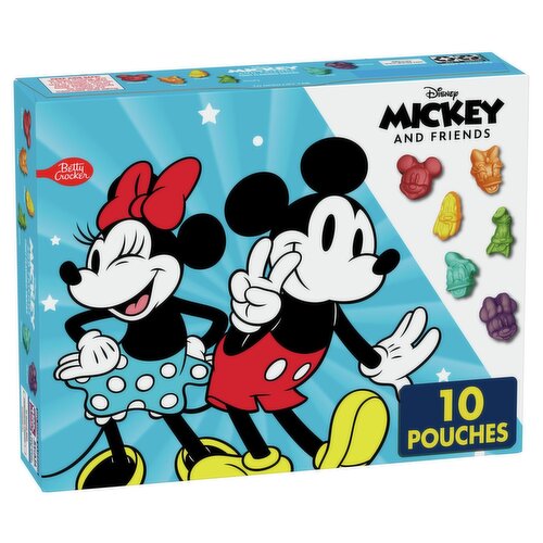Betty Crocker Mickey and Friends Assorted Fruit Flavored Snacks