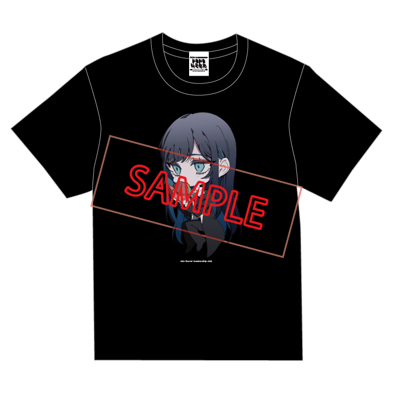 Adoのドキドキ秘密基地」公式Tシャツ ver.4 黒【Ado Official Shop】