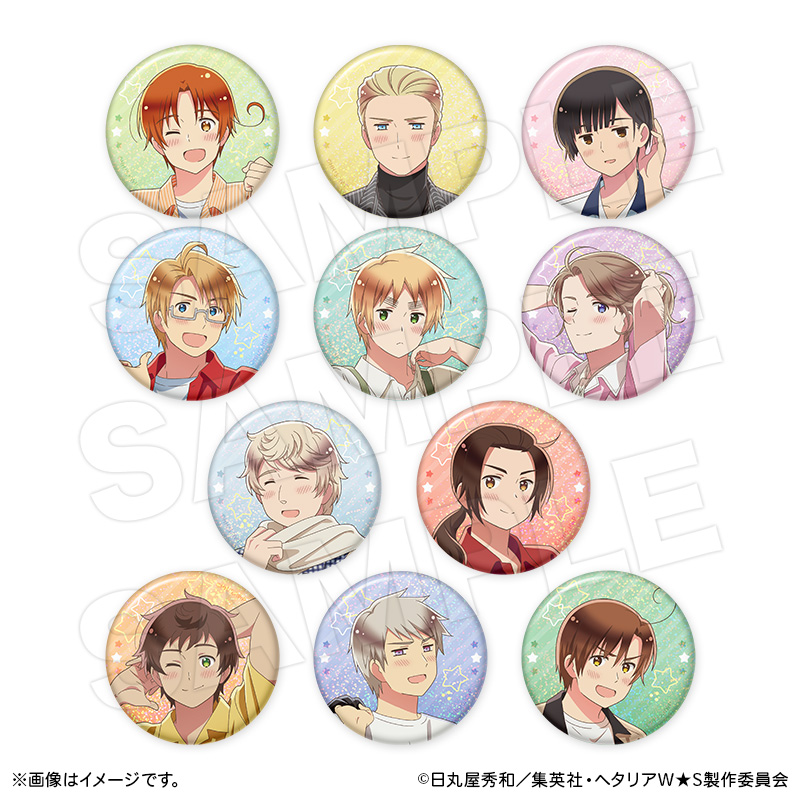 予約】トレーディンググリッター缶バッジ 単品（全11種）【ココアニ