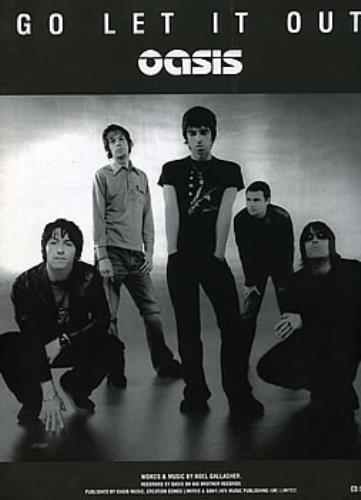 Oasis Go Let It Out UK sheet music (291866) AM964458