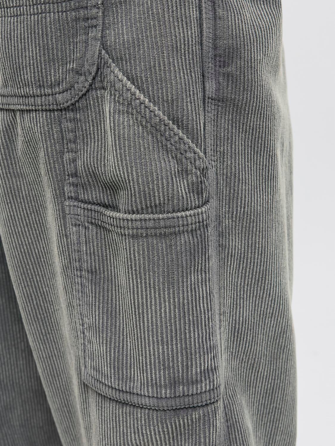 Wide Leg Fit 5 Pockets Pants | Dark Grey | Jack & Jones®