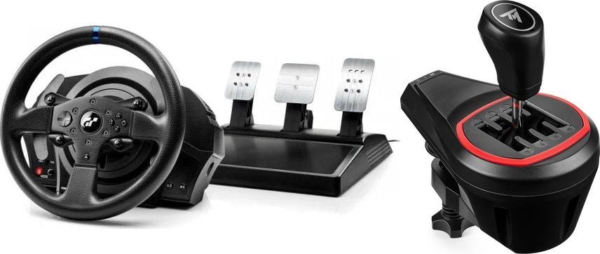 Thrustmaster T300RS GT (4160681) + Lewarek TH8S (4060256