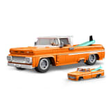 Mattel Brick Shop Hot Wheels Custom '62 Chevy Pickup Building Set