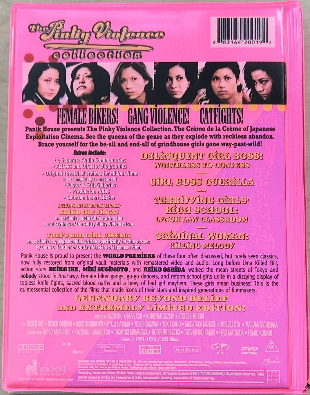 The Pinky Violence Collection DVD (DigiBook)