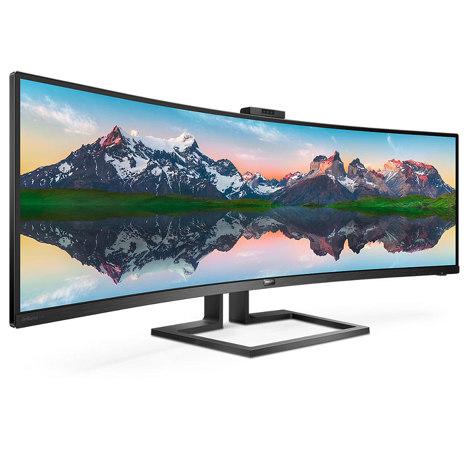 Business Monitor 32:9 SuperWide curved LCD display 499P9H/27 | Philips