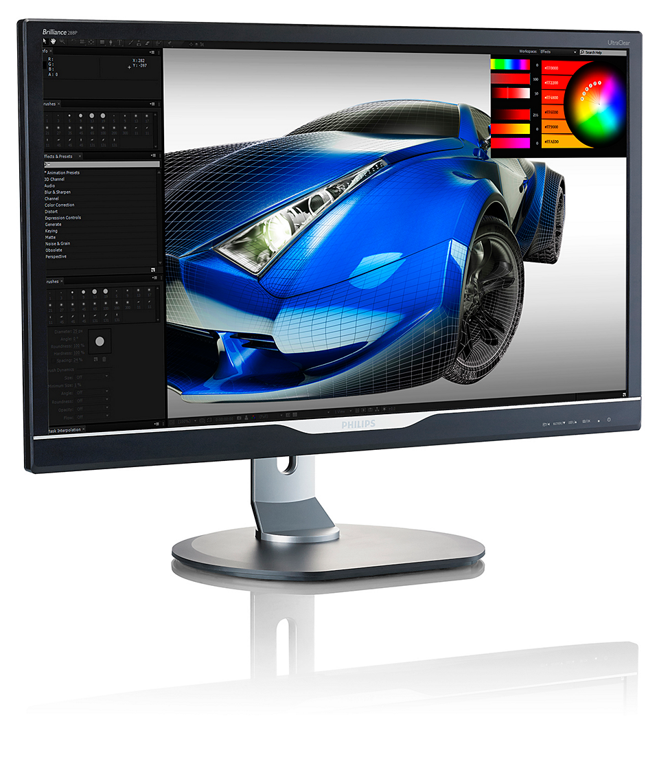 Brilliance 4K ウルトラ HD 液晶モニター 288P6LJEB/11 | Philips