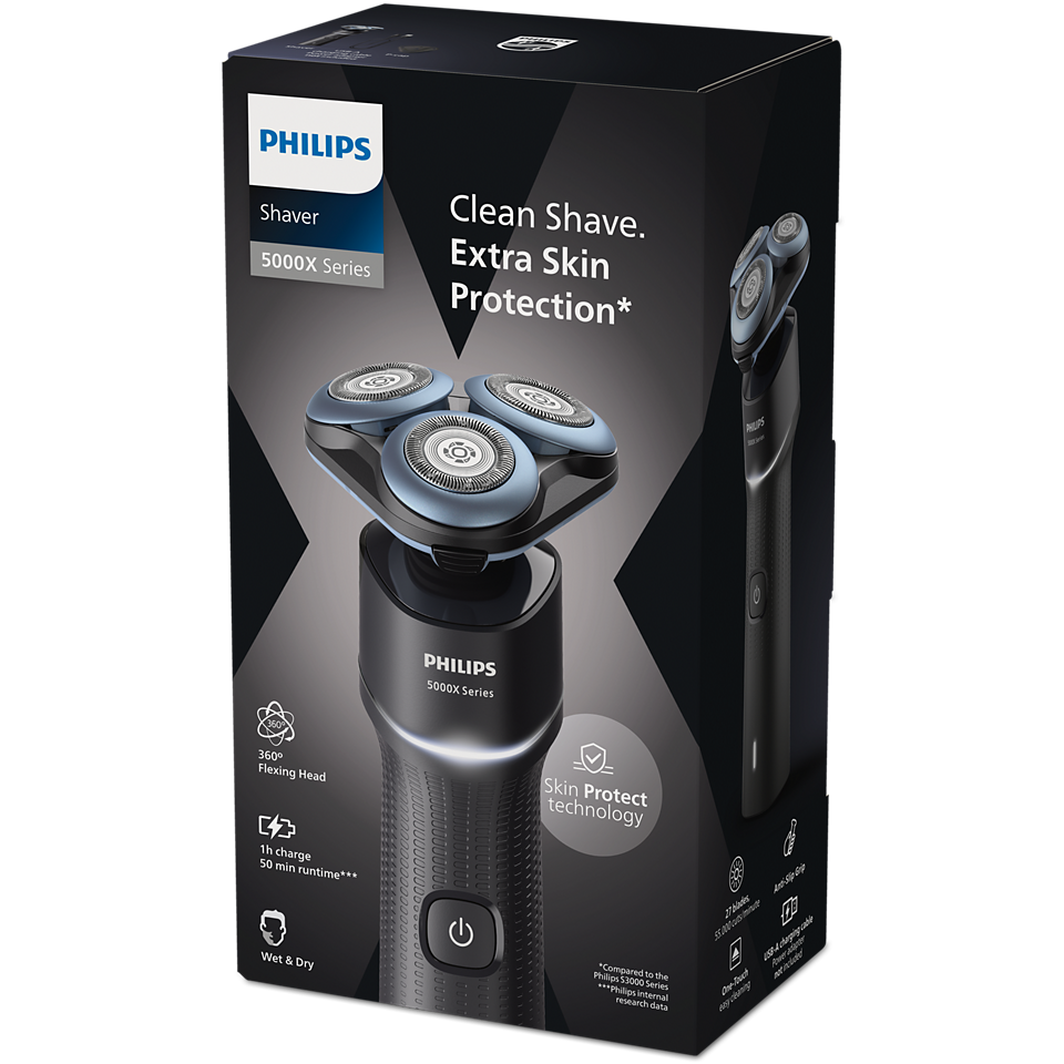Shaver 5000X series ウェット＆ドライ電動シェーバー X5007/00 | Philips