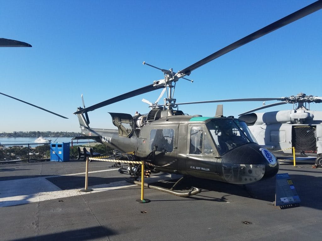 UH-1 Huey Gunship | USS Midway Museum - USS Midway Museum®