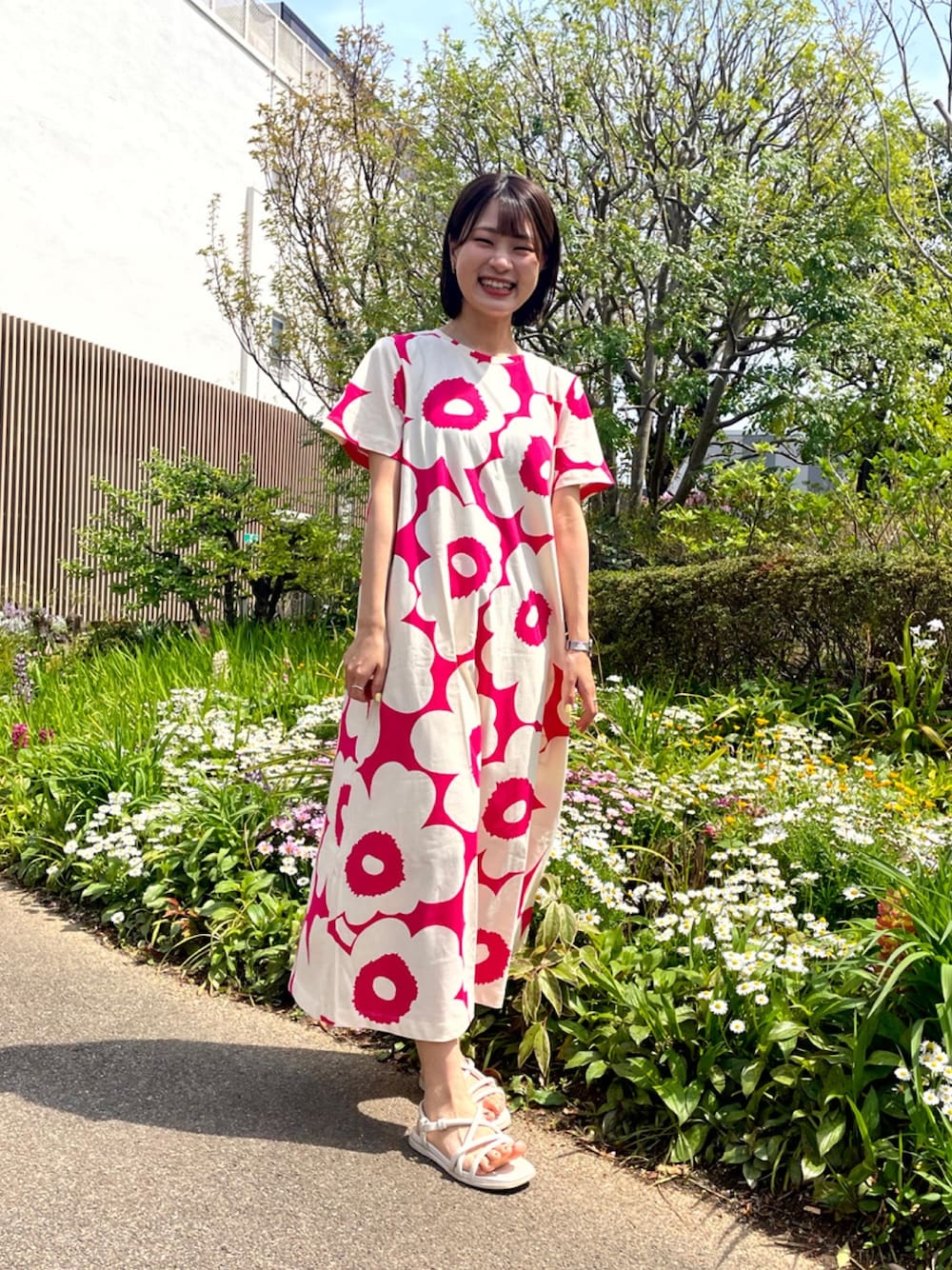 marimekko（マリメッコ）の「Unikko / Pisteinen jersey dress