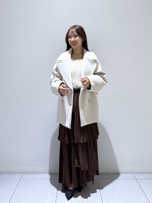 セール】【軽くて毎日着たい！】ロイヤルビーバーメタル釦Pコート