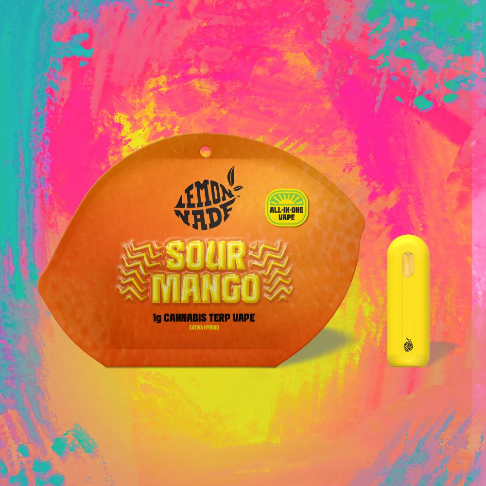 1g Lemonnade All-In-One Terp Vape - Sour Mango 88% - Cann