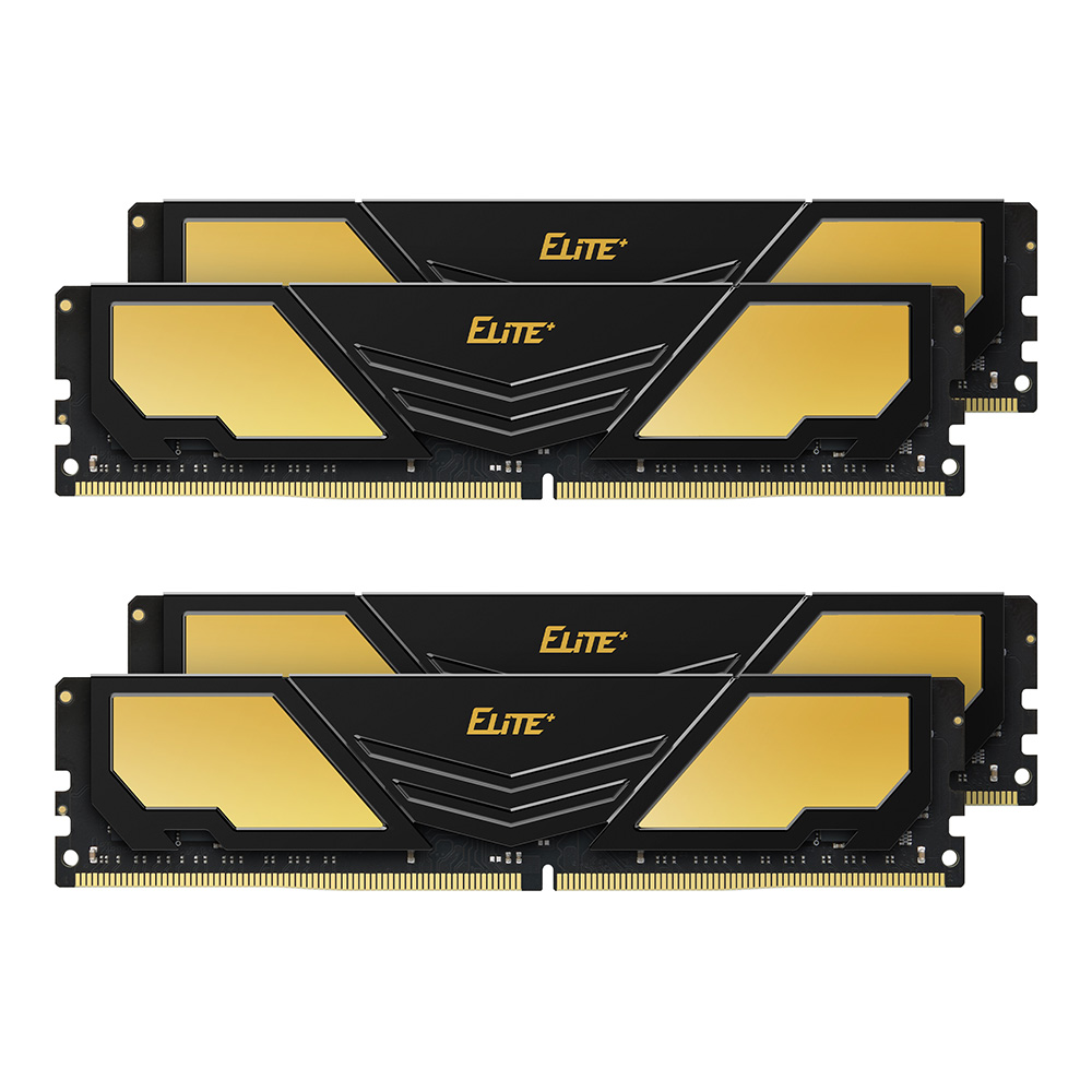 ELITE PLUS DDR4 DESKTOP MEMORY BLACK 32GB(4x8GB) 2666MHz CL19