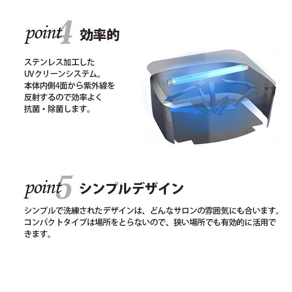 エトゥベラ＞ UV クリーンシステム WUV-720 幅26cm×奥行23.8cm×高さ