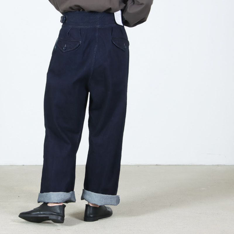 CIOTA (シオタ) Denim Gurkha Pants Dark Navy （One Wash） / デニム