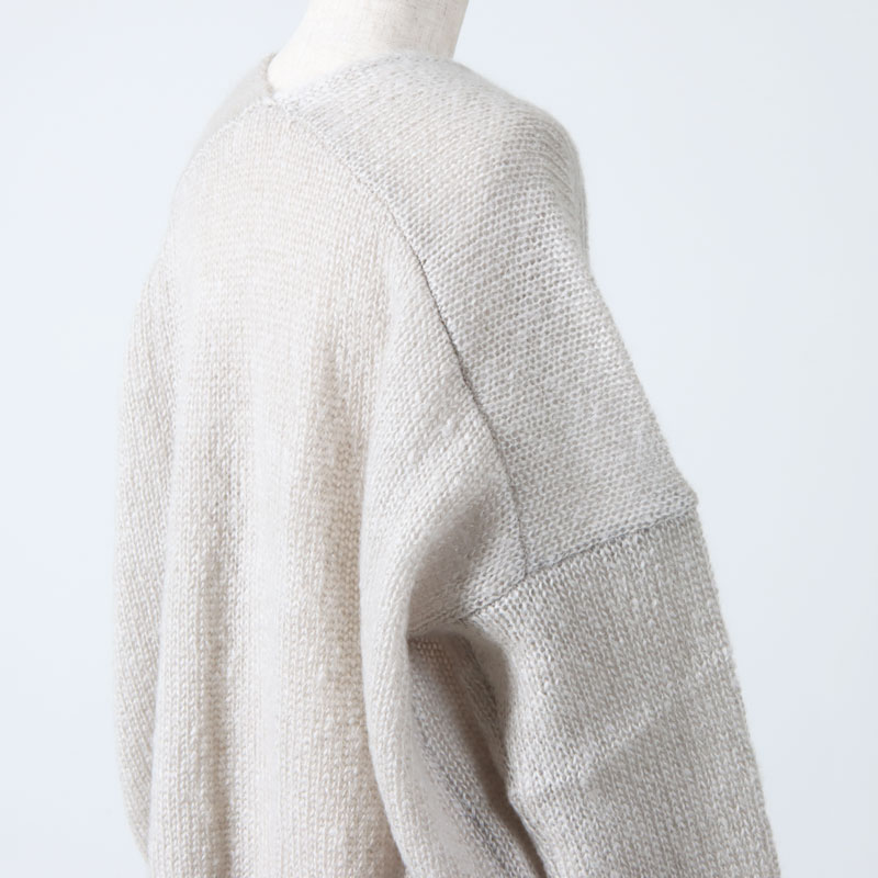 evameva (エヴァムエヴァ) mohair silk cardigan / モヘアシルク