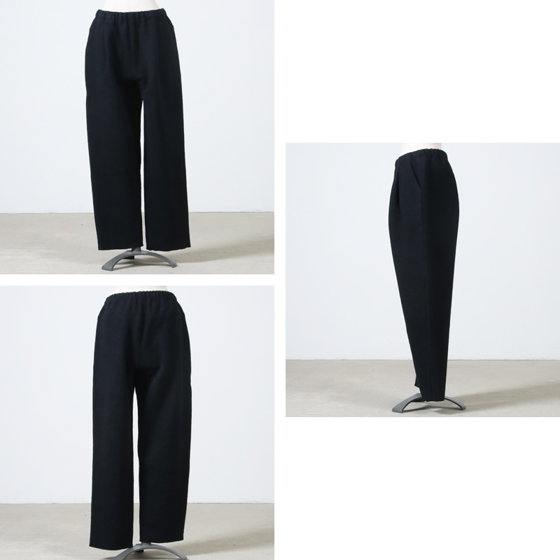 evameva (エヴァムエヴァ) press wool pants / プレスウールパンツ