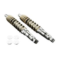 リアショックアブソーバー 330mm ゴールドメッキ - バイク