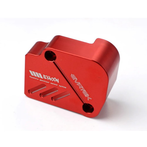 CNCスロットルポジションセンサーカバー レッド - バイク