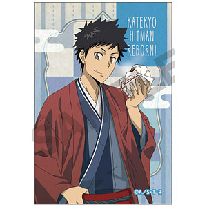 家庭教師ヒットマンREBORN！ アート缶バッジ 六道骸 冬着物 ミニキャラ