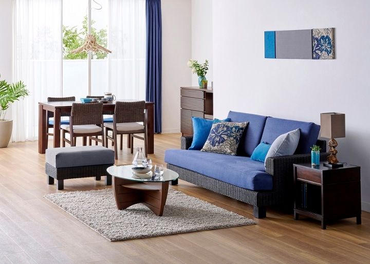 シン・ソファ オットマンv02 (ラタン) ～幅650mm・奥行450mm・使い勝手