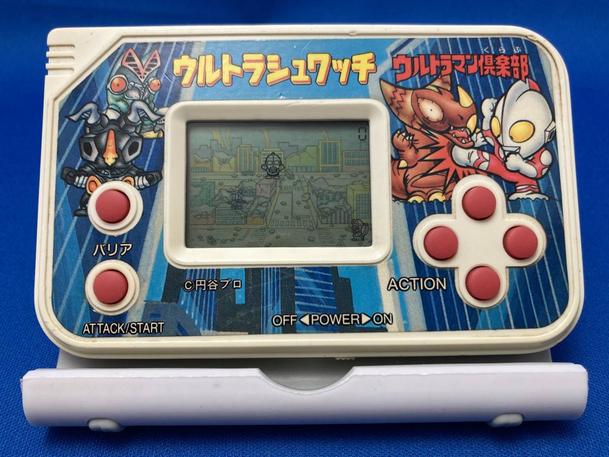 取説有 美品 ゲームウォッチ ウルトラマン クラブ 決闘！極悪星人 1989年