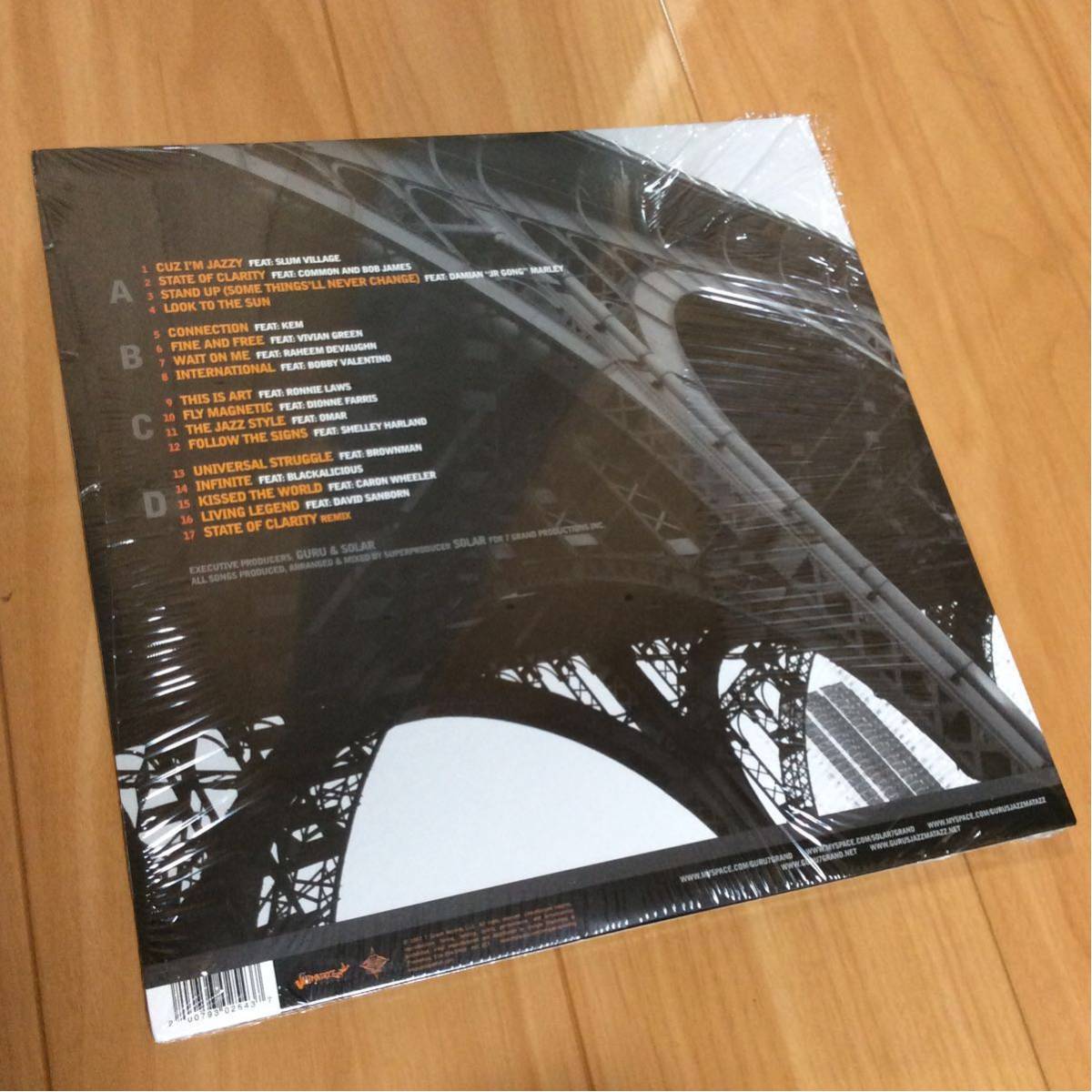 新品】稀少 未開封 Guru Jazzmatazz Vol. 4 LP レコード 2007 US ori