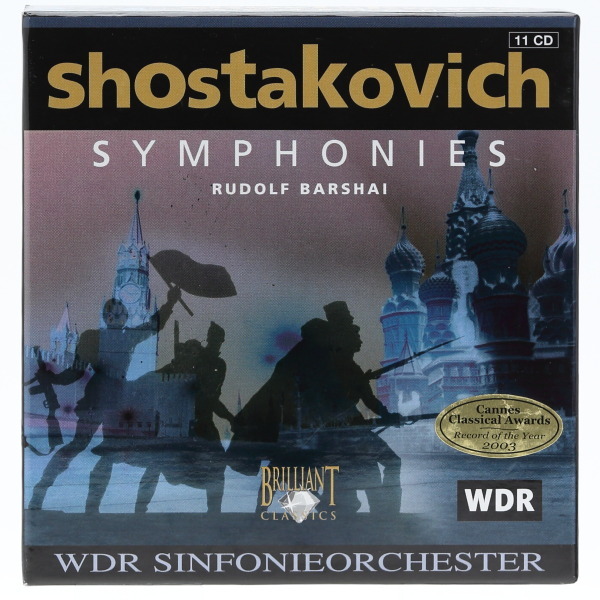 ショスタコーヴィチ 交響曲全集 11CD ルドルフ・バルシャイ指揮
